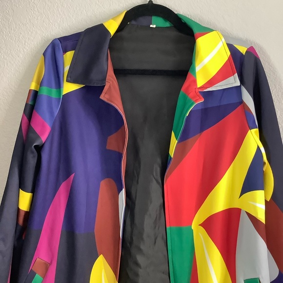NWOT Kimono Style Dress Top Coat of Many Colors Size Small - Picture 5 of 6